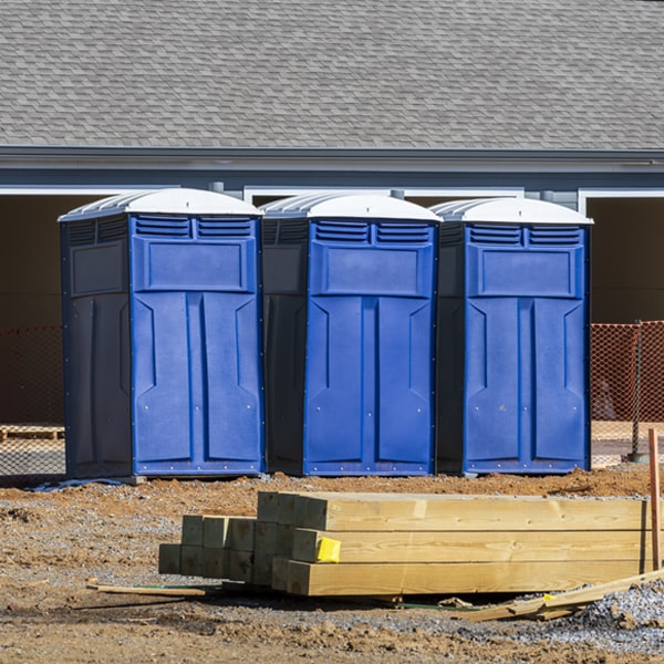 how can i report damages or issues with the portable toilets during my rental period in Flat Top WV